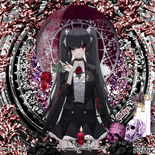 goth dark kawaii - 無料のアニメーション GIF