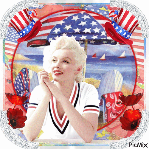 Marilyn Monroe, Actrice américaine - Ilmainen animoitu GIF