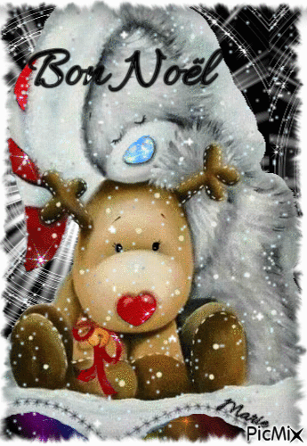 Beau Noël d'amour... - GIF animate gratis
