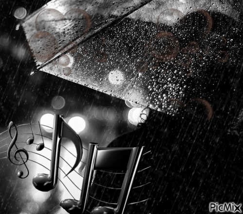 мелодия дождя - ilmainen png