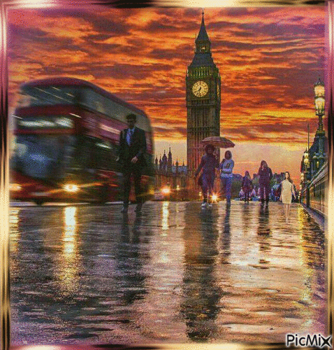 London - Zdarma animovaný GIF