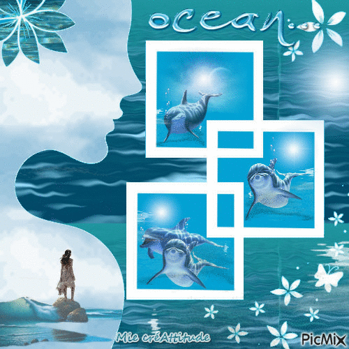 L'ocean - Бесплатный анимированный гифка