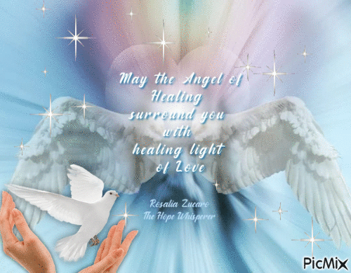 Angel of Healing Light of Love - Ingyenes animált GIF