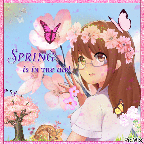 spring is in the air ! - Animovaný GIF zadarmo