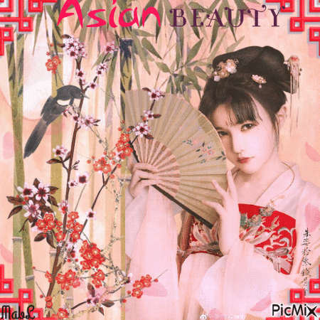 Asian Beauty - Besplatni animirani GIF