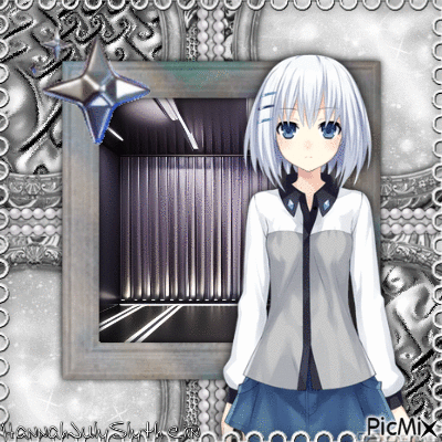 ♦Origami Tobiichi in Platinum Colours♦ - Gratis animerad GIF