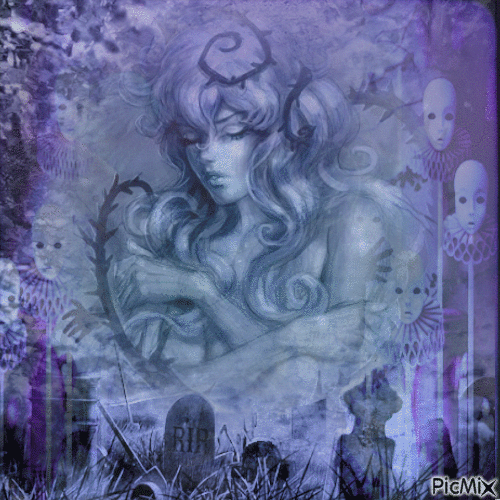 gothic purple - Бесплатный анимированный гифка