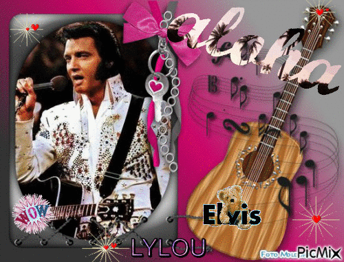 *** aloha  Elvis *** - GIF animé gratuit