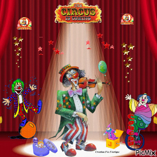 Clowns - GIF animasi gratis