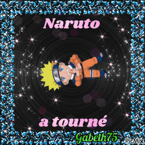 Naruto a tourné - Darmowy animowany GIF