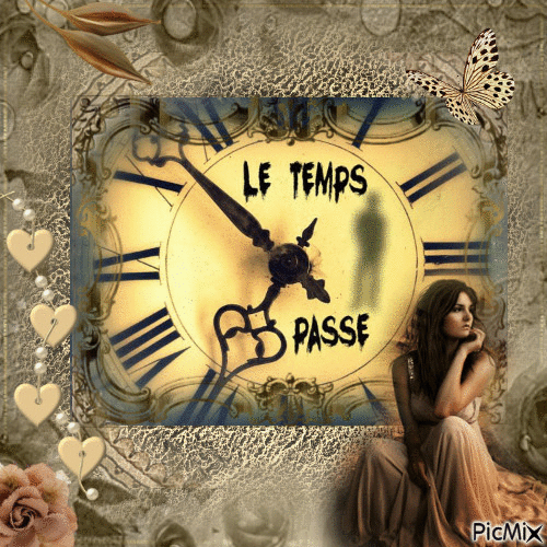 Le Temps Passe - Ücretsiz animasyonlu GIF