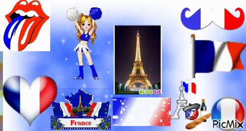 la France - GIF animado grátis