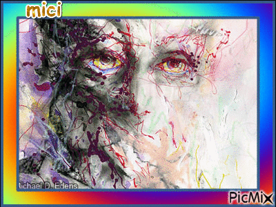 abstract-face - Zdarma animovaný GIF