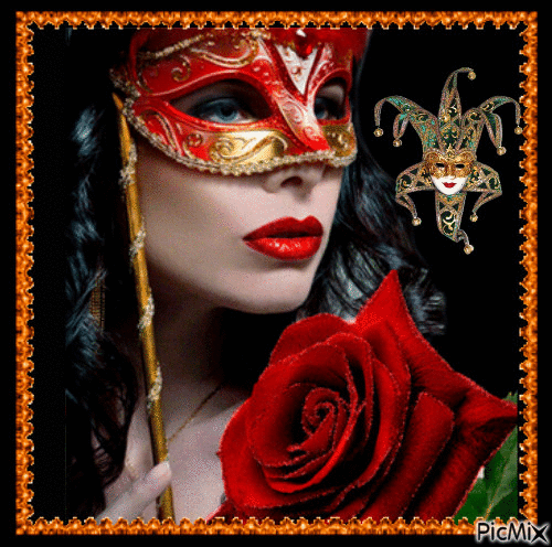 Máscara - Carnaval - Darmowy animowany GIF