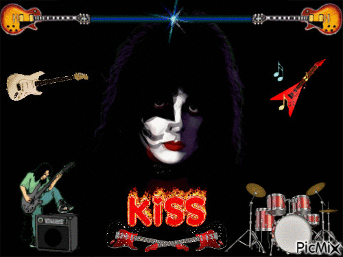 KISS - Bezmaksas animēts GIF