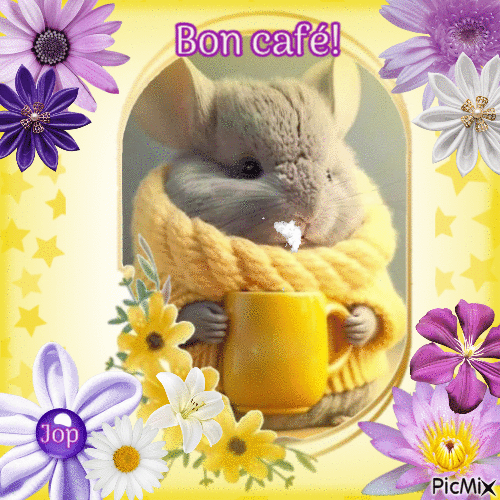 Bon café - Бесплатный анимированный гифка
