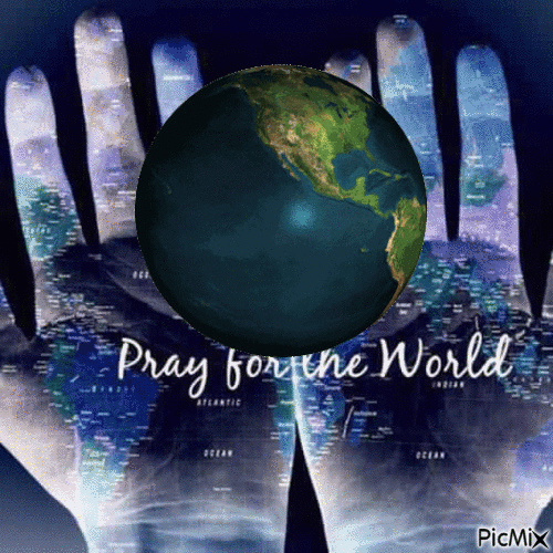 Pray For The Peace Of The World - Безплатен анимиран GIF