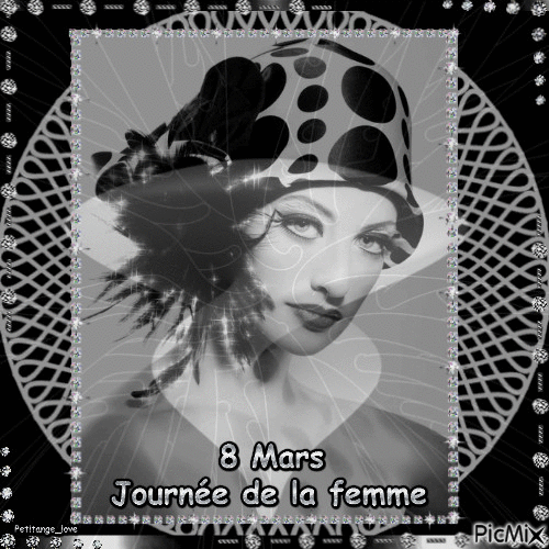 Journée de la femme - Бесплатный анимированный гифка