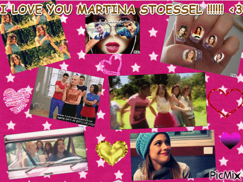 I LOVE MARTINA STOESSEL <3 - Бесплатный анимированный гифка