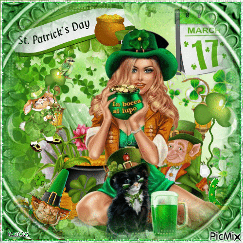 Saint Patrick's Day - Animovaný GIF zadarmo