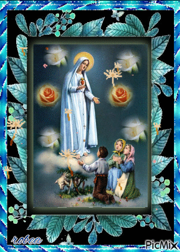 Vierge -Marie enlever la souffrance aux enfants  amen - Nemokamas animacinis gif