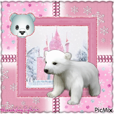 [#]Polar Bear Cubbo in Pink[#] - Darmowy animowany GIF