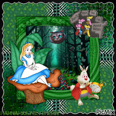 {♠}Alice in the Dark Forest{♠} - Бесплатный анимированный гифка