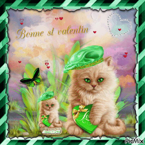 Bonne St Valentin - Bezmaksas animēts GIF