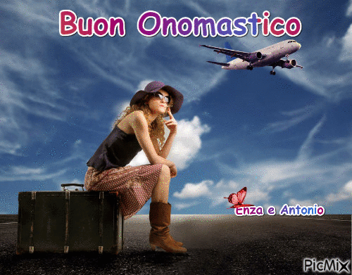 Buon Onomastico - Бесплатный анимированный гифка