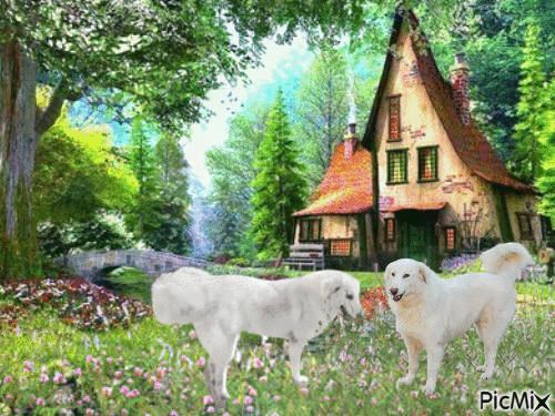 Amazing dogs - Бесплатни анимирани ГИФ