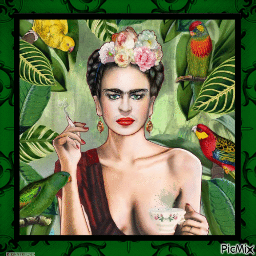 Frida Kahlo - Kostenlose animierte GIFs