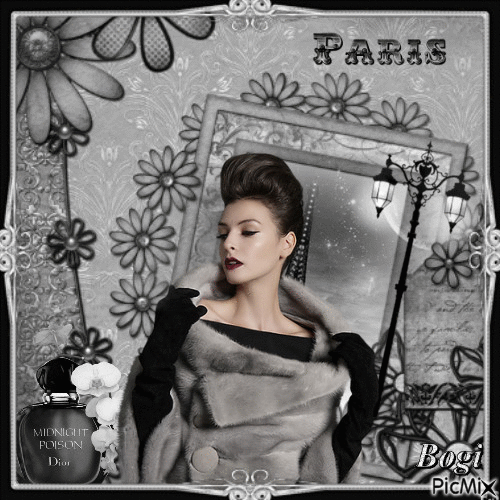 Paris chic and elegance... - GIF animé gratuit