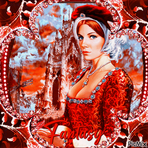 Red fantasy - Free animated GIF