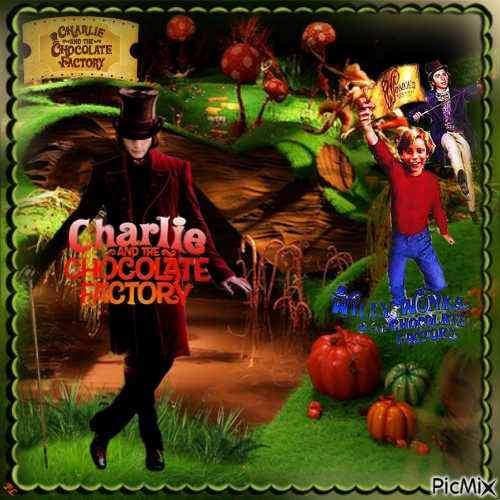 Charlie and the chocolade factory - Contest - png gratis