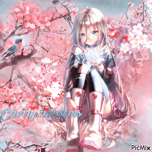 Cherry blossoms - Бесплатни анимирани ГИФ