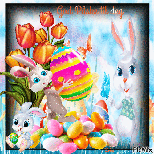 Happy Easter to you 17 - Gratis animeret GIF
