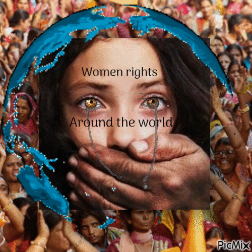 Women rights around the world - Besplatni animirani GIF