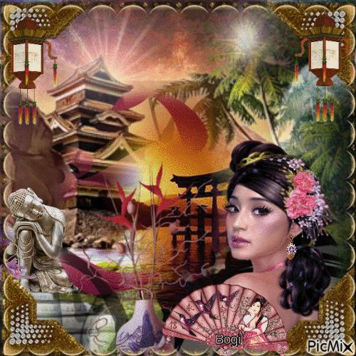 Asian beauty.../Contest - Free animated GIF