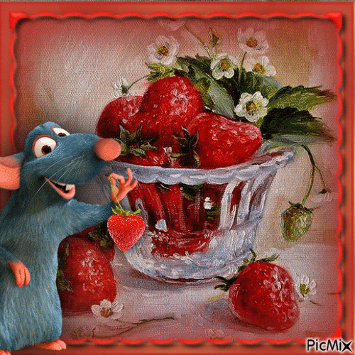 Die Erdbeere in all ihren Formen - Darmowy animowany GIF
