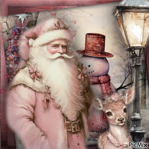 Weihnachtsmann - Бесплатный анимированный гифка