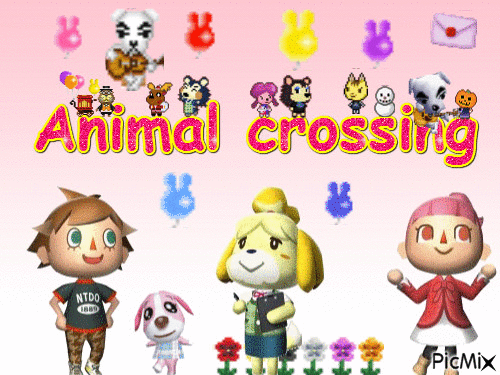 Animal crossing - Безплатен анимиран GIF