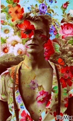 David Bowie - GIF animado grátis