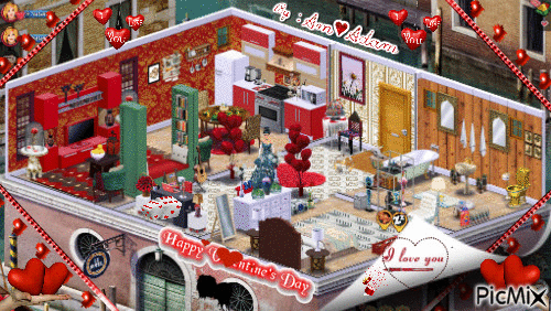 Happy Valentine - Бесплатни анимирани ГИФ