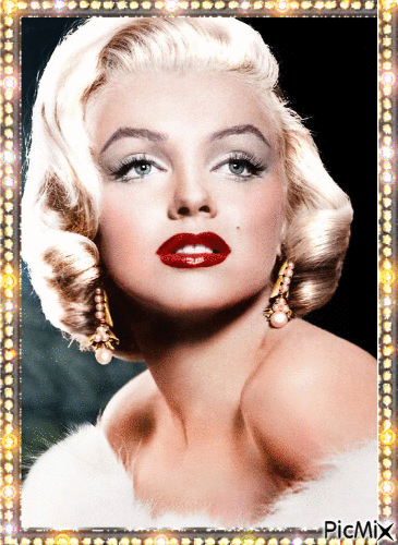 Marilyne Monroe - Animovaný GIF zadarmo
