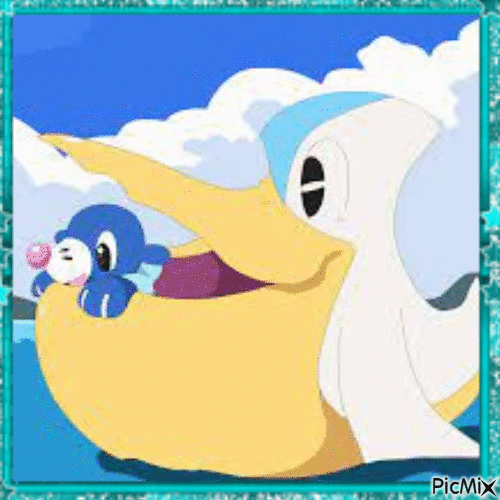 Pokemon - Pelipper - Δωρεάν κινούμενο GIF