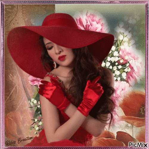 Concours : Femme avec un chapeau rouge