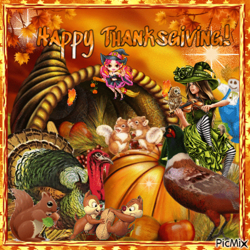 Happy Thanksgiving! - Gratis animeret GIF