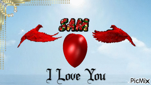 I ♥ you - GIF animado grátis