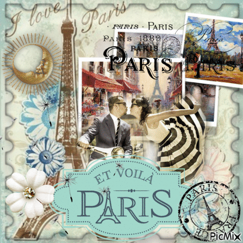Spring Trip to Paris - Бесплатни анимирани ГИФ