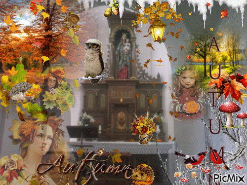 Our Lady of Snows Autumn - Бесплатный анимированный гифка